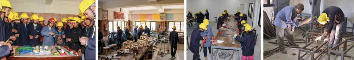 Bau des Ausbildungszentrum OVS in Olgapuri