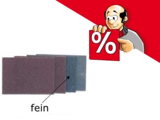 Schleifvlies in verschiedenen Körnungen