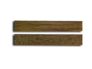 2 Stück Minikantel Nogal, ca. 22 x 22 x 120 mm