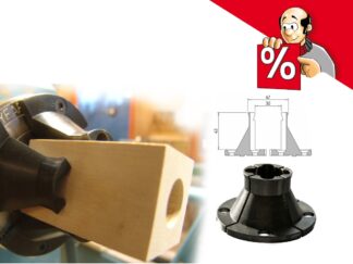 VICMARC VM120/150 Bohr- und Drehbacken, verlängert, A Ø47 mm mit Ø30 mm Loch