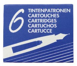 Tintenpatronen, königsblau, 6 Stück