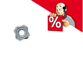 Drehtellerlager 100 x 100 mm, 2 Stück, ab € 4,74 pro Stk.