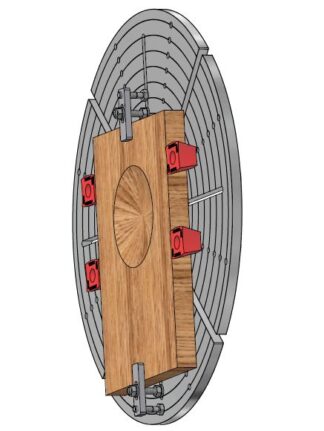 VICMARC 2 Stück Spannklemmen für Planscheibensegmente