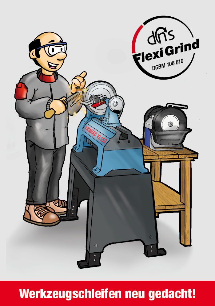 Schärf- und Bedienungsanleitung, dns-FlexiGrind/Tormek 60 S. DIN A5