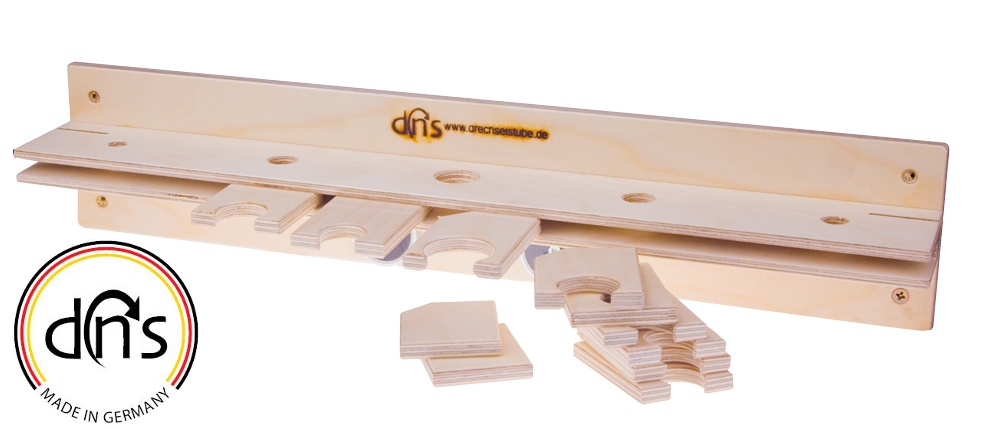 dns-Werkzeughalter mit zwei Magneten, 11 Plättchen und Schrauben