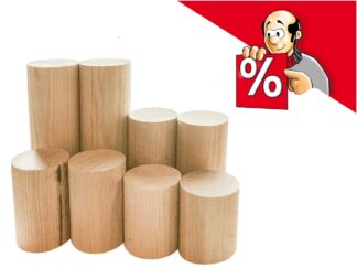 Eschewalzen, abgel. Ø 70, 8 Stück (je 2 St. 100/120/160/240 mm) PV:15%