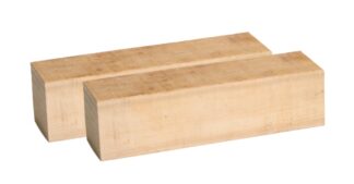 Weymouthskiefer 50 x 50 x 210 mm, Übungskantel, 2 Stück, astfrei